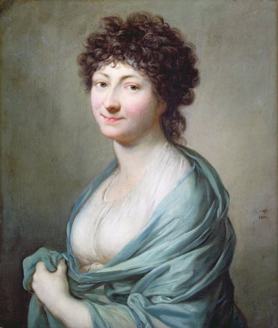 La Hija: Retrato de Caroline Susanne Graff (n.1781), 1801 de Anton Graff